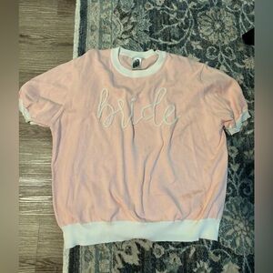 Queen of sparkles bride shirt